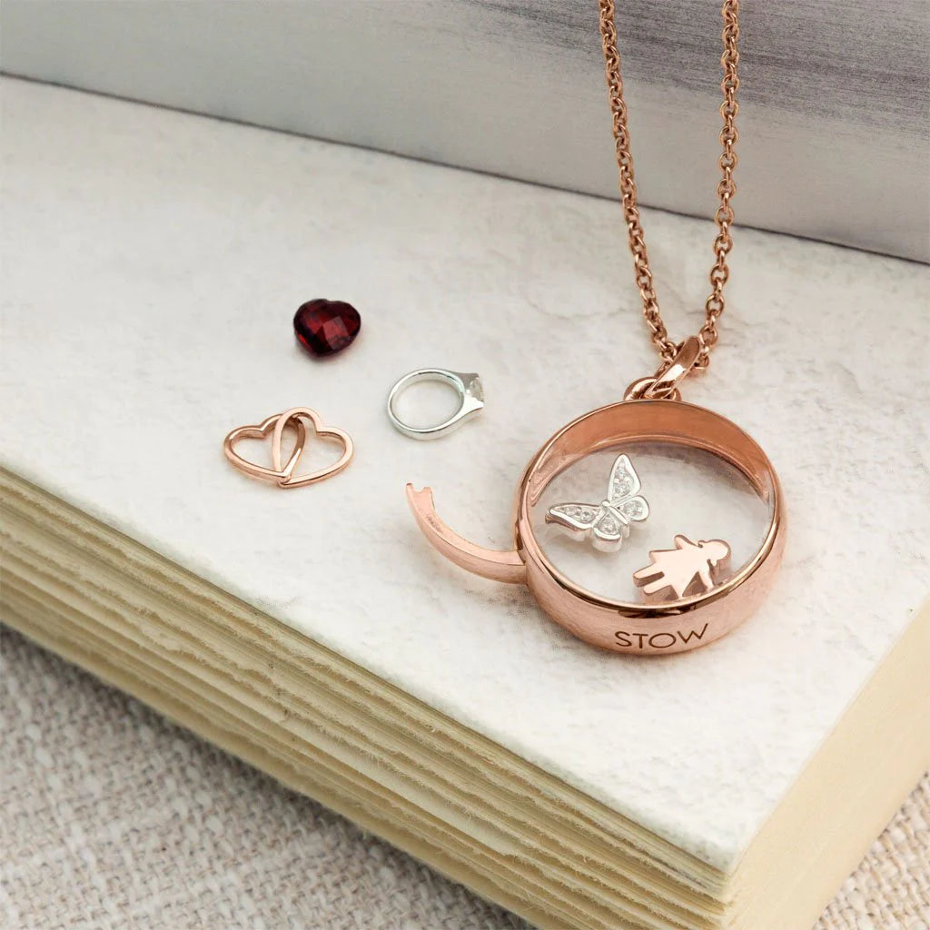 Stow Rose Gold Medium Locket
