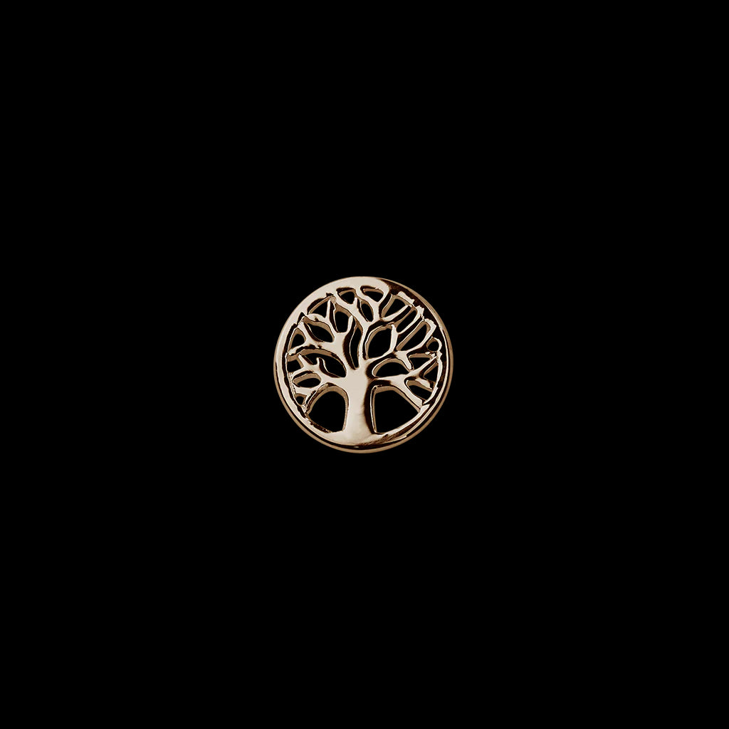 Gold tree of life charm