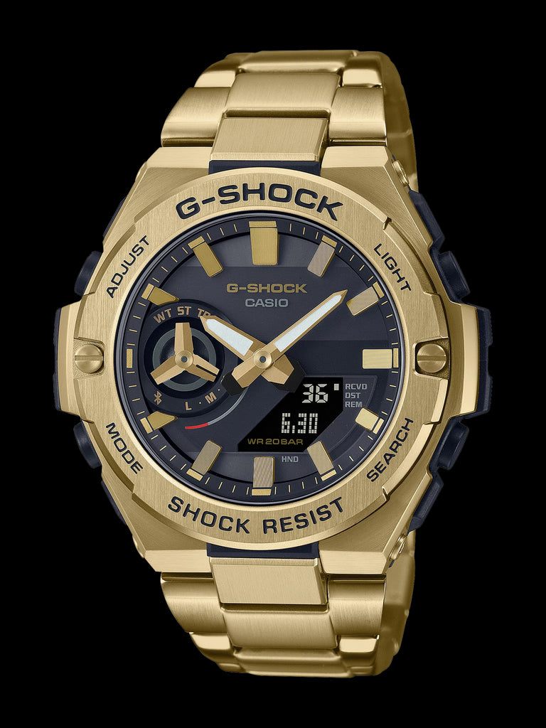 Gold G Shock G-Steel mens watch