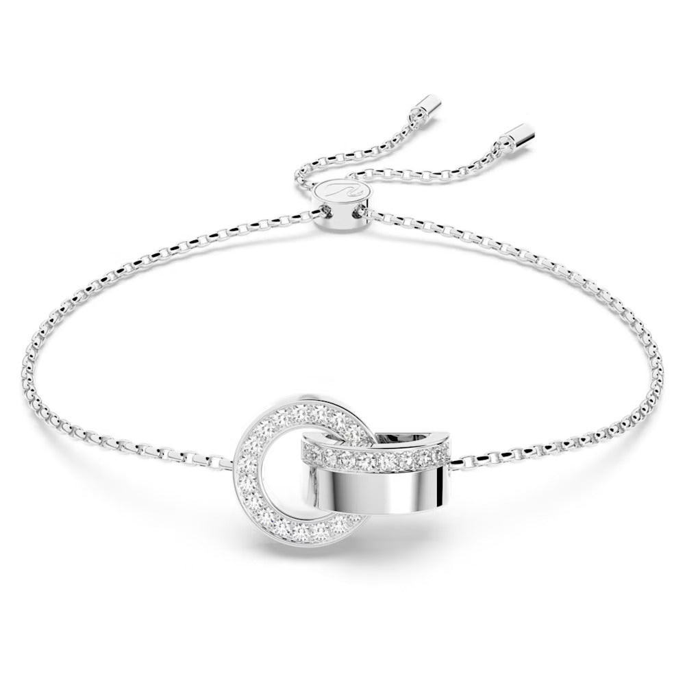 Swarovski bracelet with interlocking circles