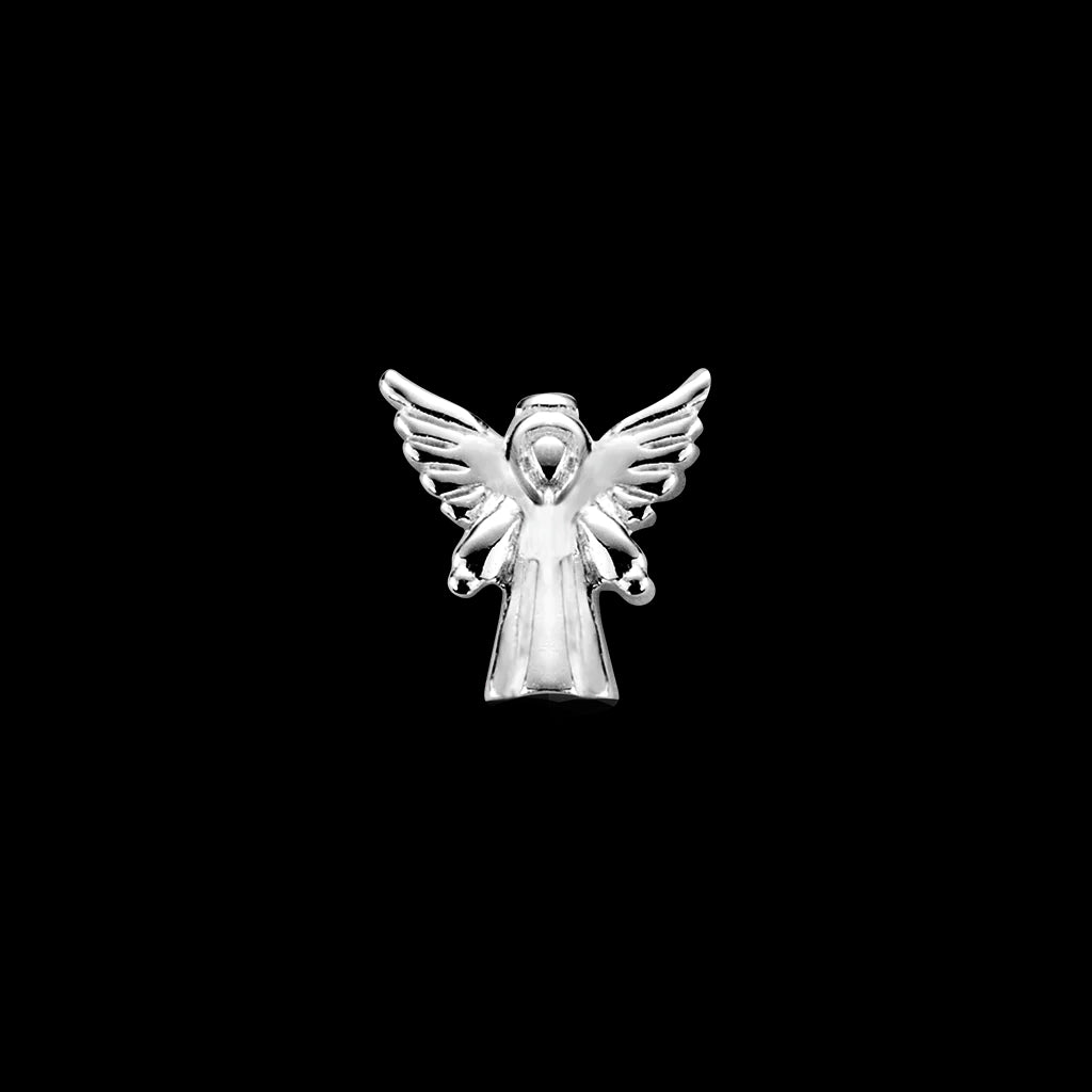 Silver angel charm