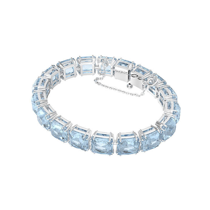 Blue Swarovski crystal bracelet