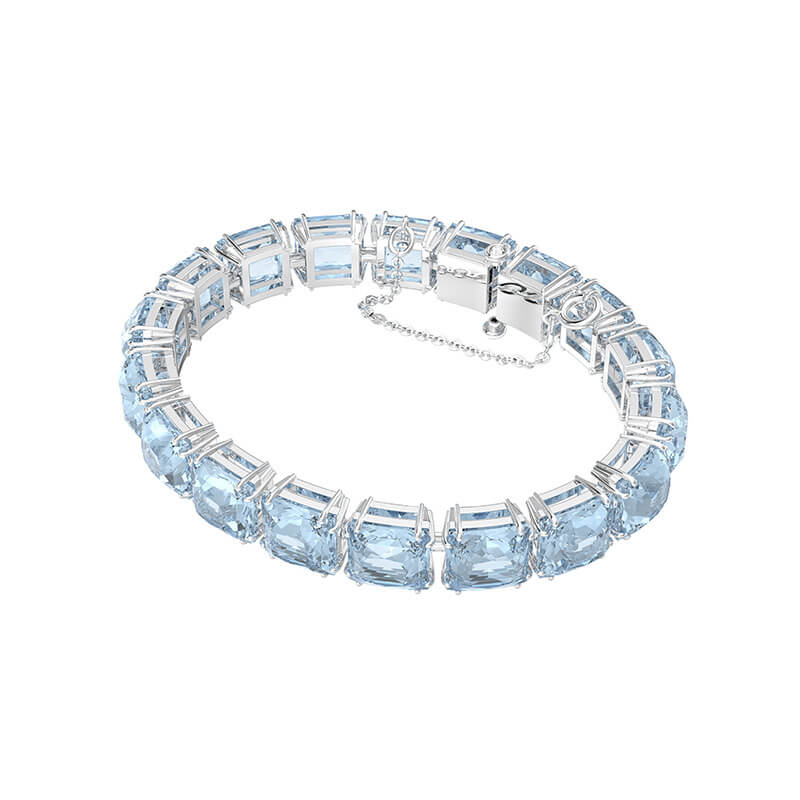 Blue Swarovski crystal bracelet
