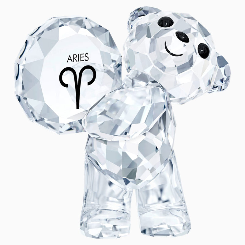 Swarovski Kris Bear holding an Aries symbol