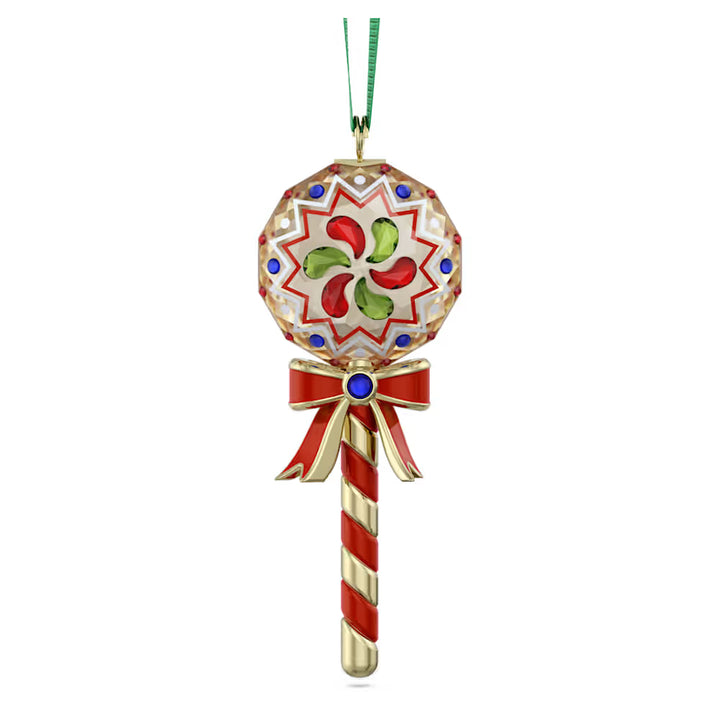 Swarovski crystal lollipop Christmas decoration