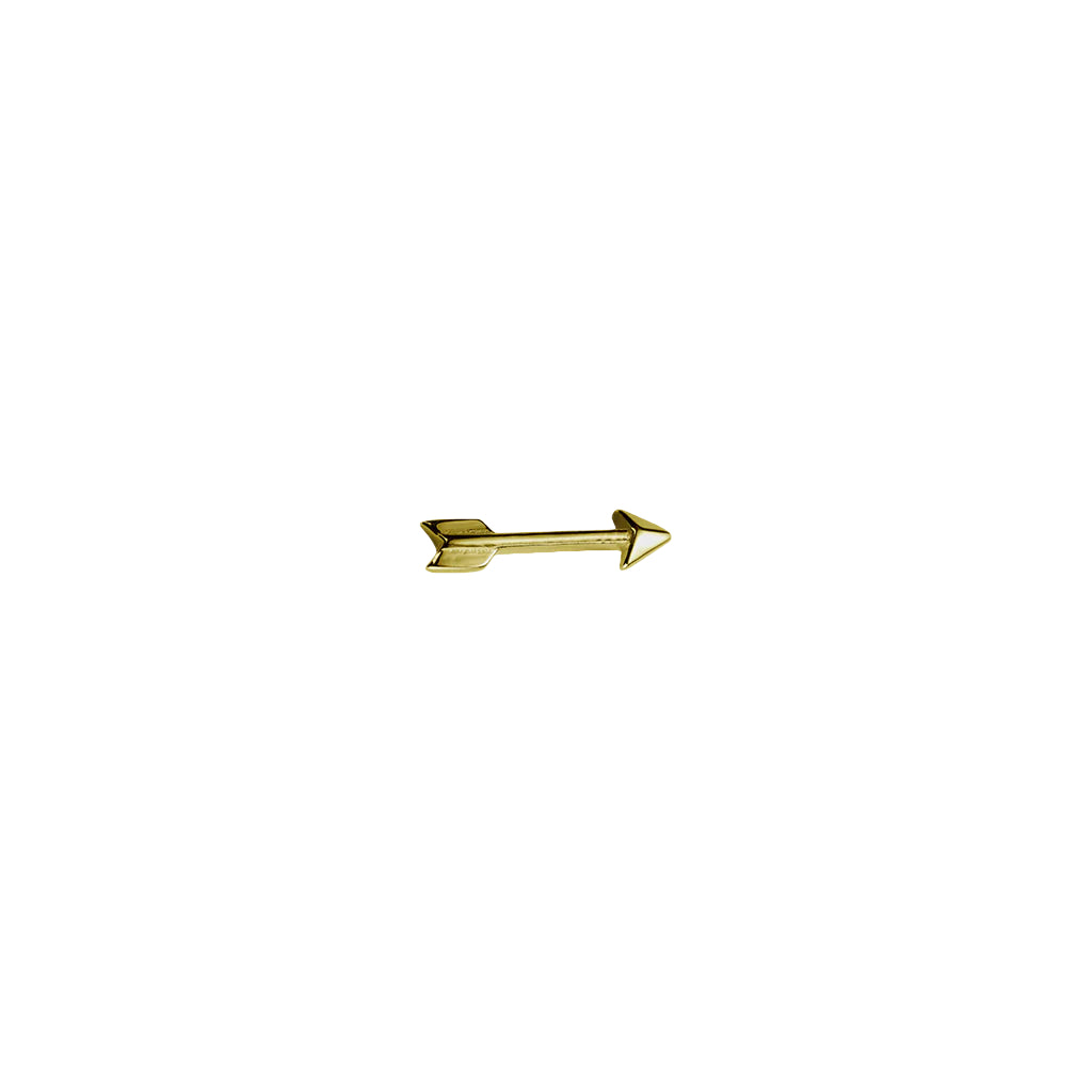 Gold arrow charm