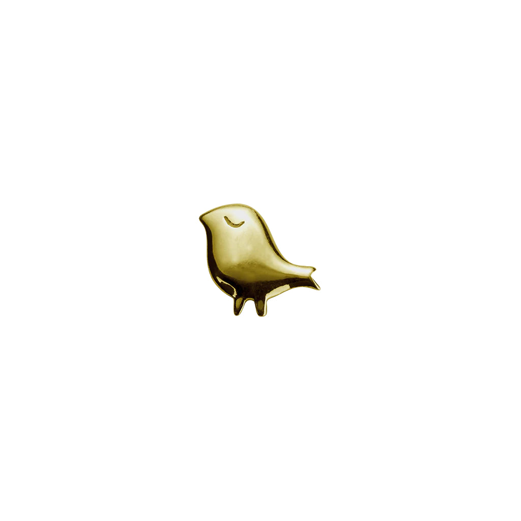 Gold bird charm