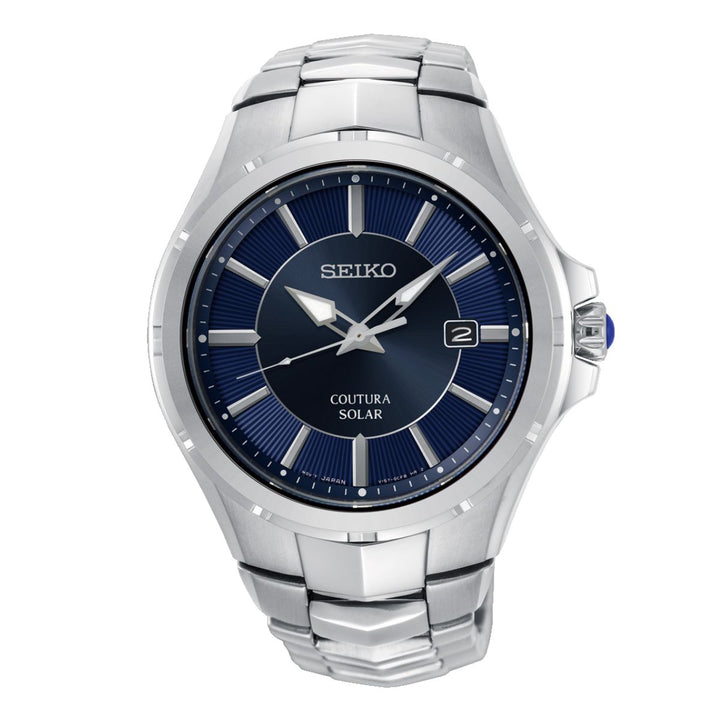 Seiko Coutura SNE511P Blue Dial Solar Powered