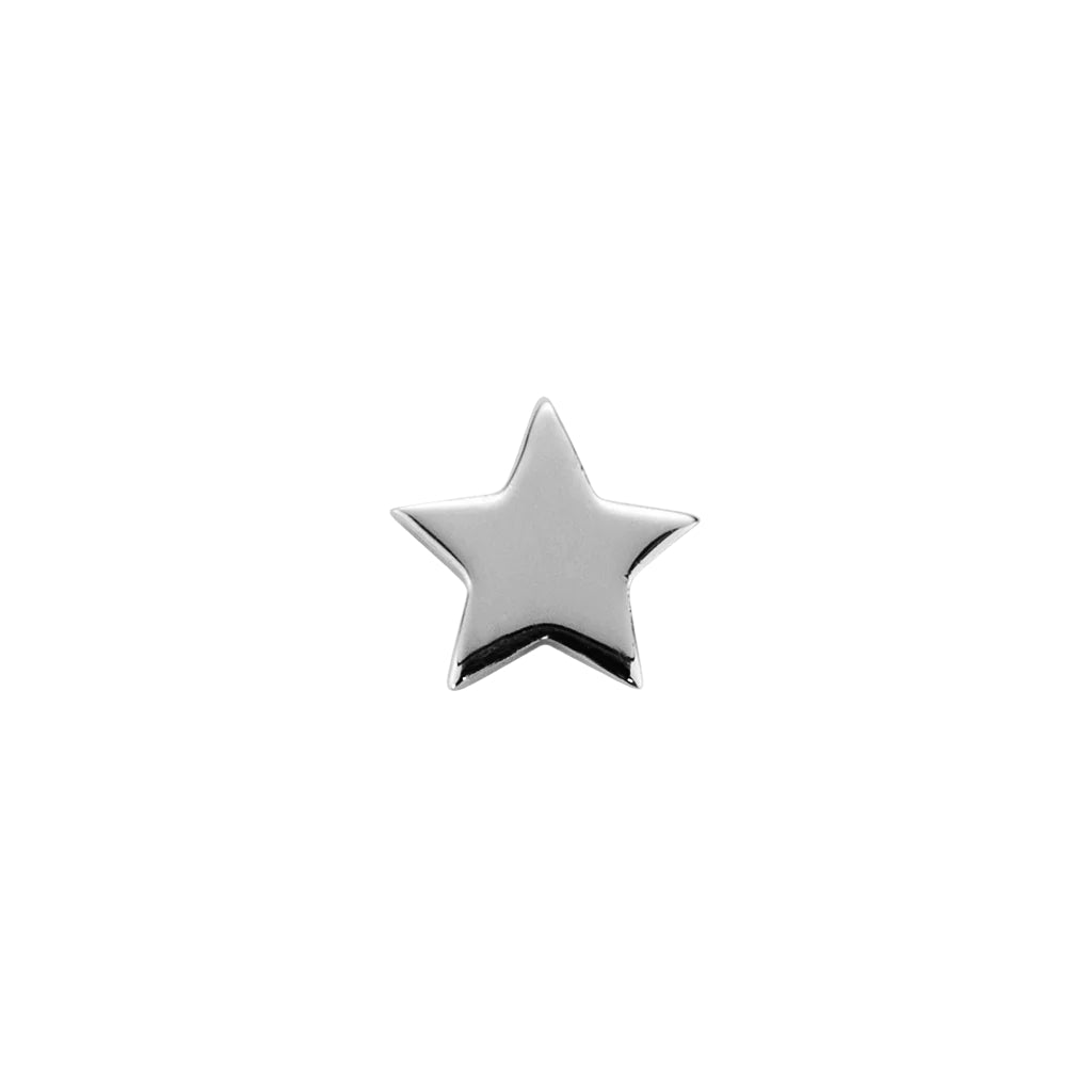 Silver star charm