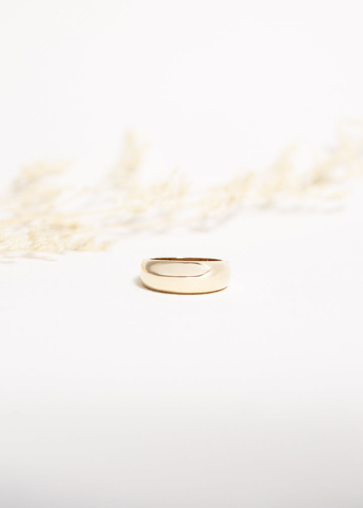 Yellow Gold Dome Ring