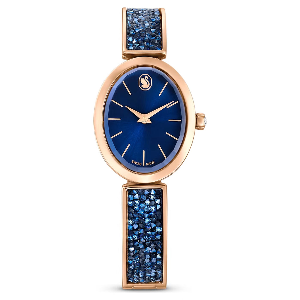 Swarovski Crystal Rock Watch with blue dial