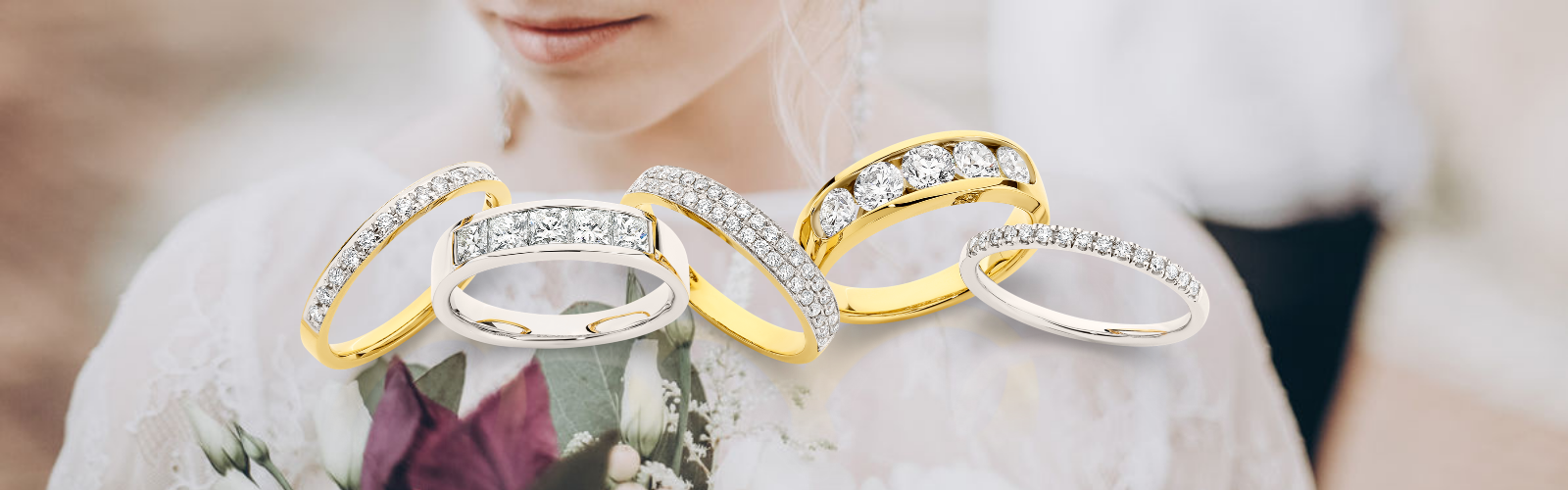 Diamond wedding rings
