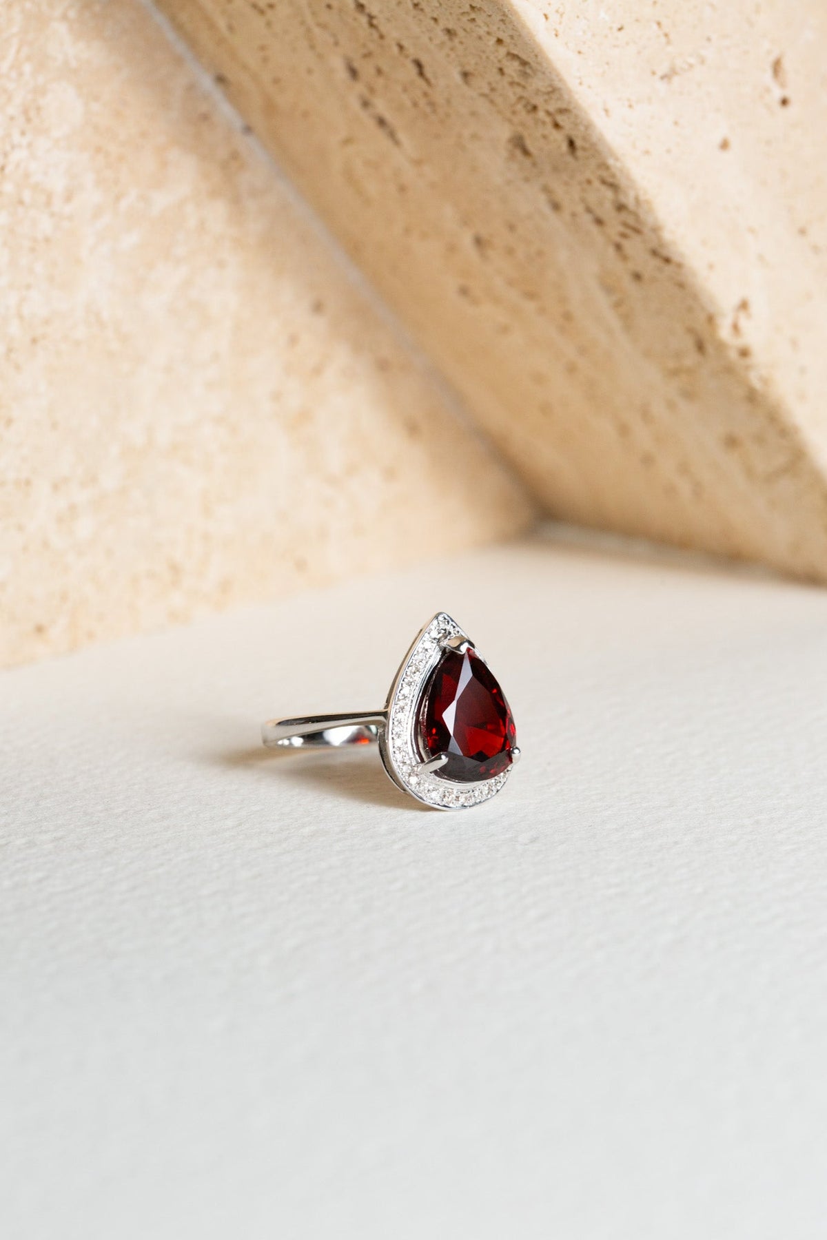 Sia Garnet Ring | Wrights Jewellers NZ