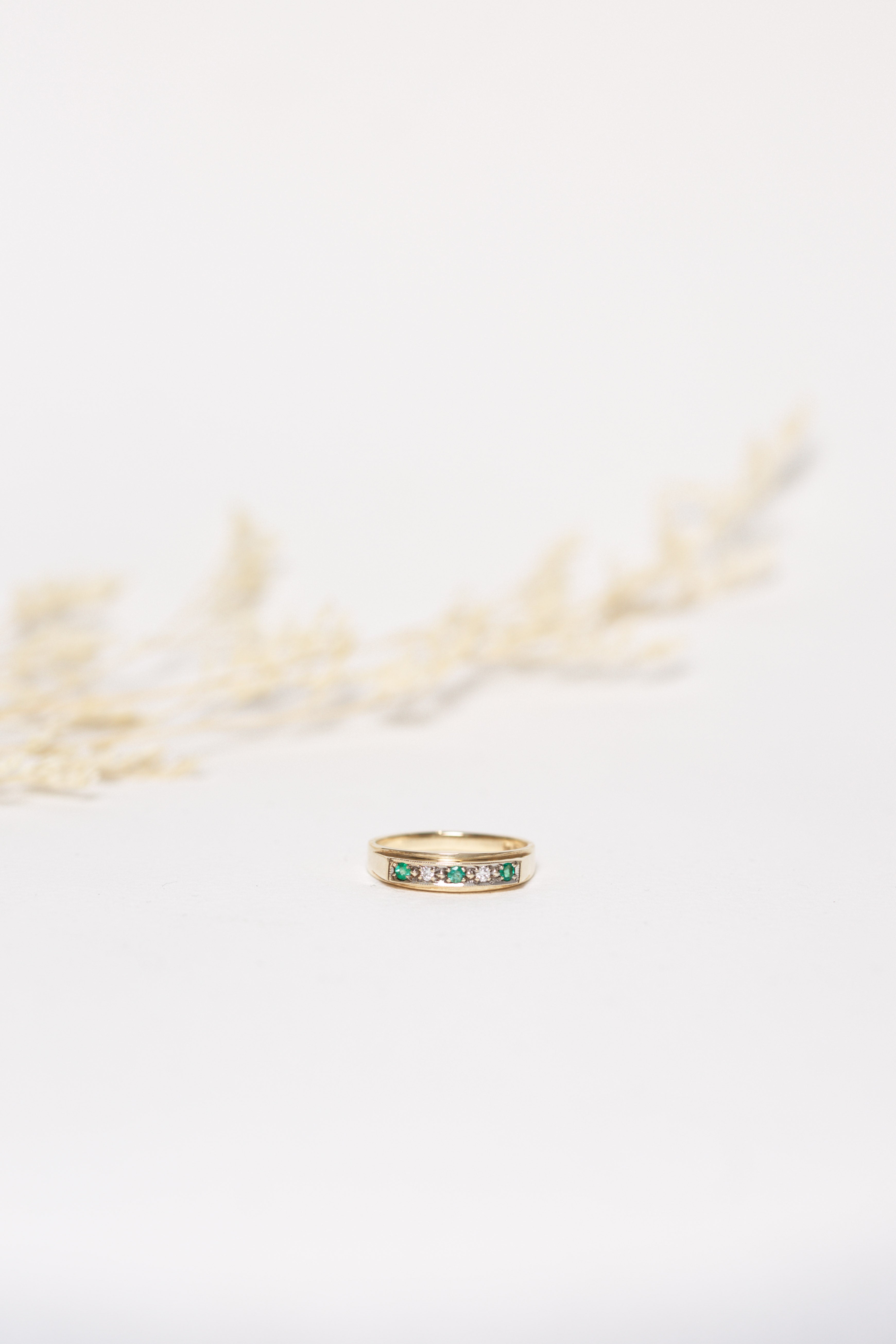 Harrington Emerald & Diamond Ring | Wrights Jewellers NZ