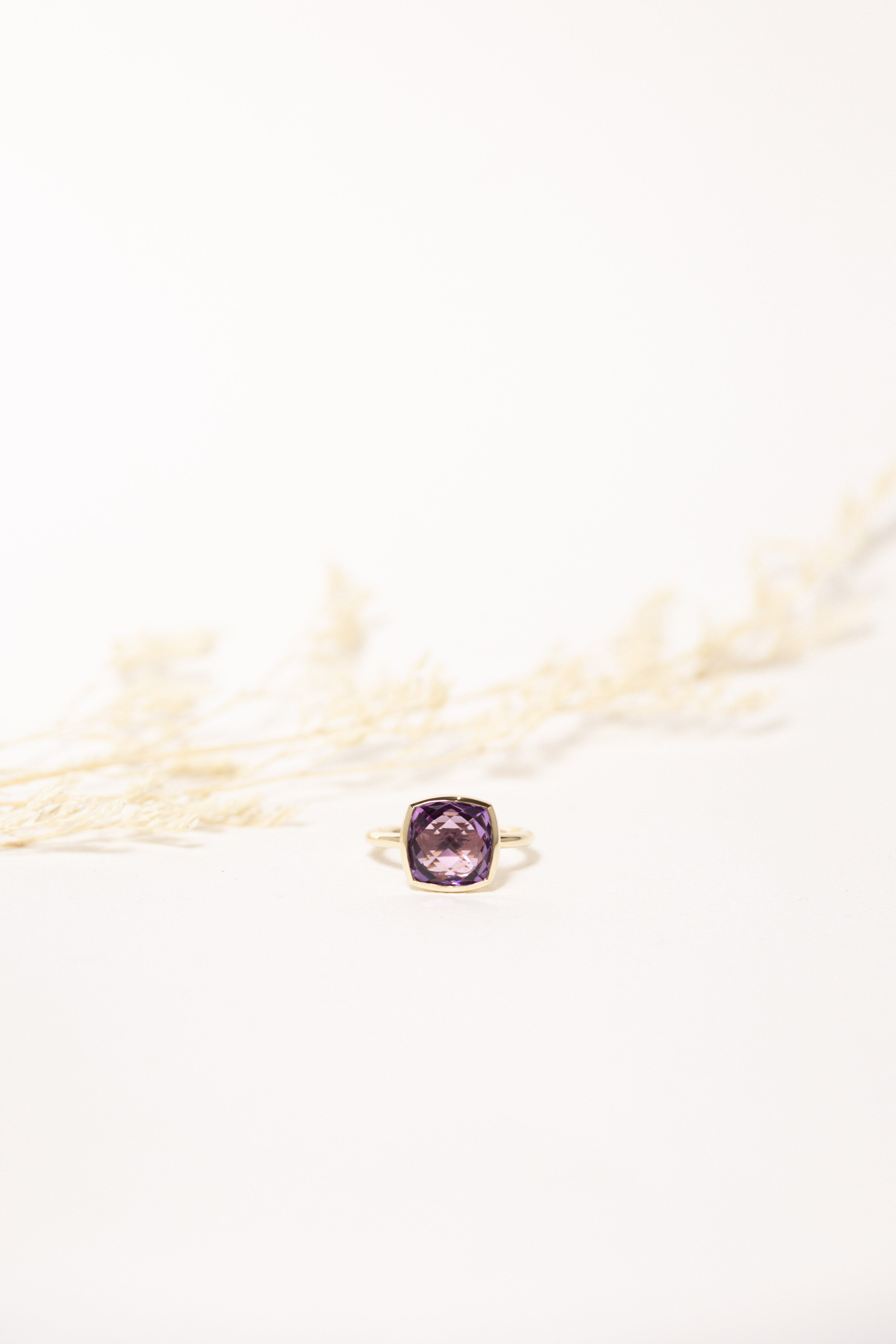 Elara Amethyst Ring | 9ct Gold Amethyst Dress Ring | Wrights Jewellers NZ