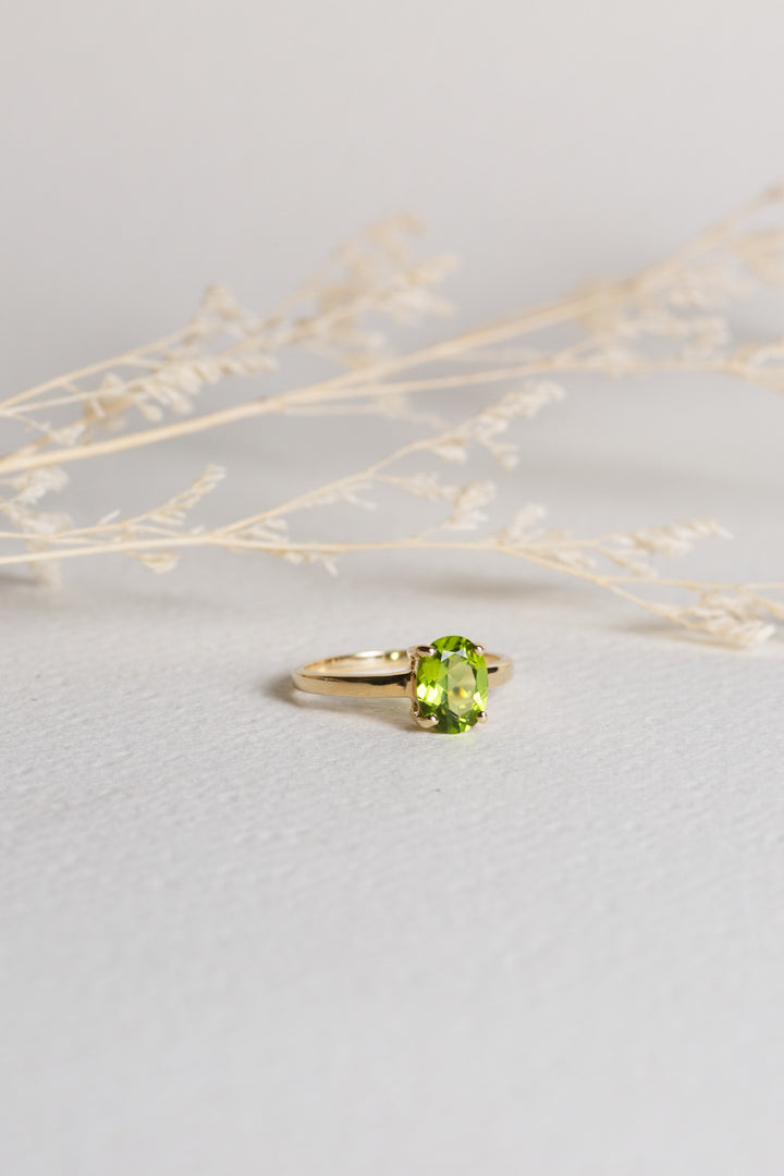 Willow Peridot Ring | Wrights Jewellers NZ