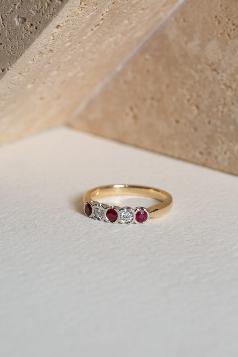 Juliette Ruby & Diamond Ring – Wrights Jewellers