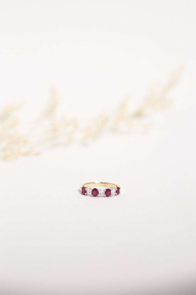 Bellara Ruby & Diamond Ring - Wrights Jewellers