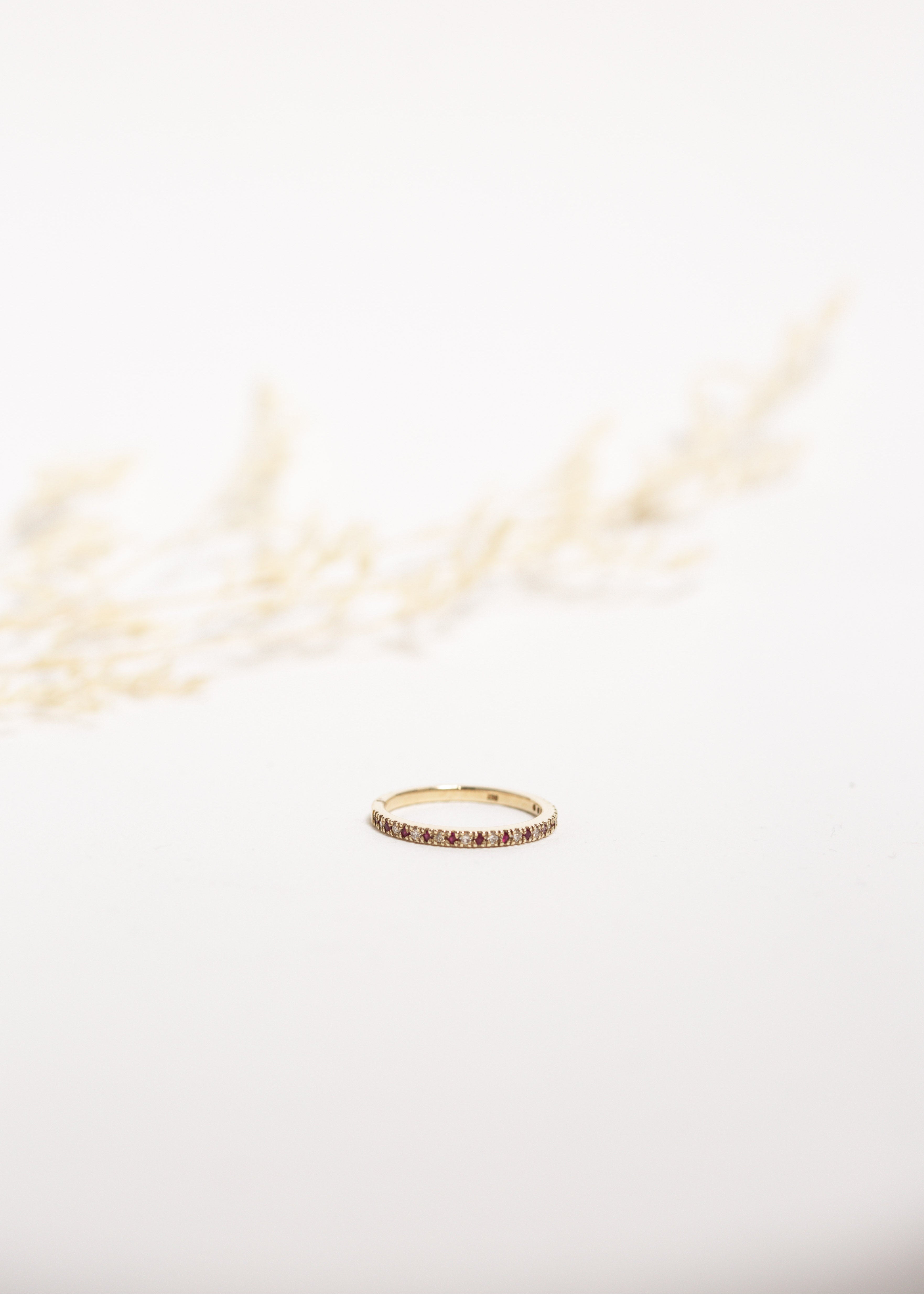 Noa Ruby & Diamond Band | Wrights Jewellers NZ