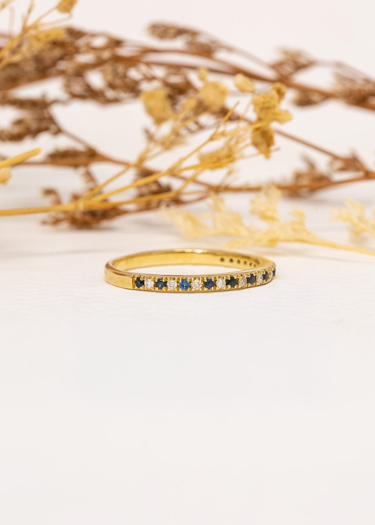 Allegra Sapphire & Diamond Band