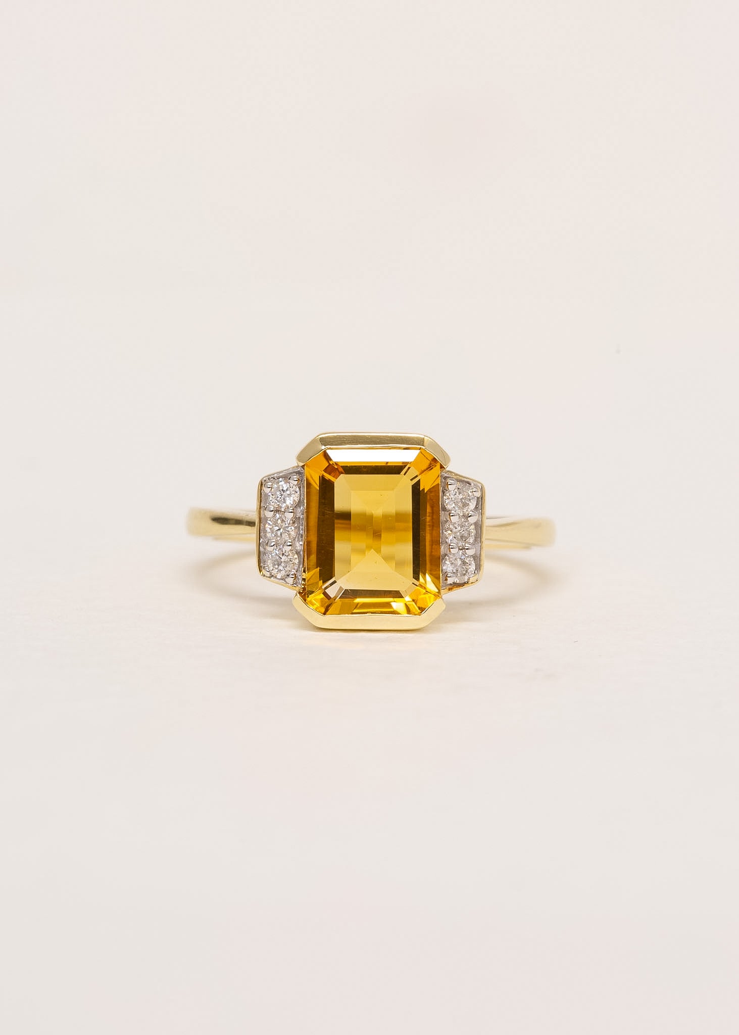 Varenne Citrine Ring