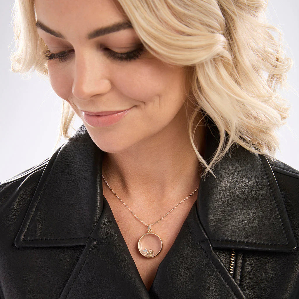 Stow Gold Large Round Locket