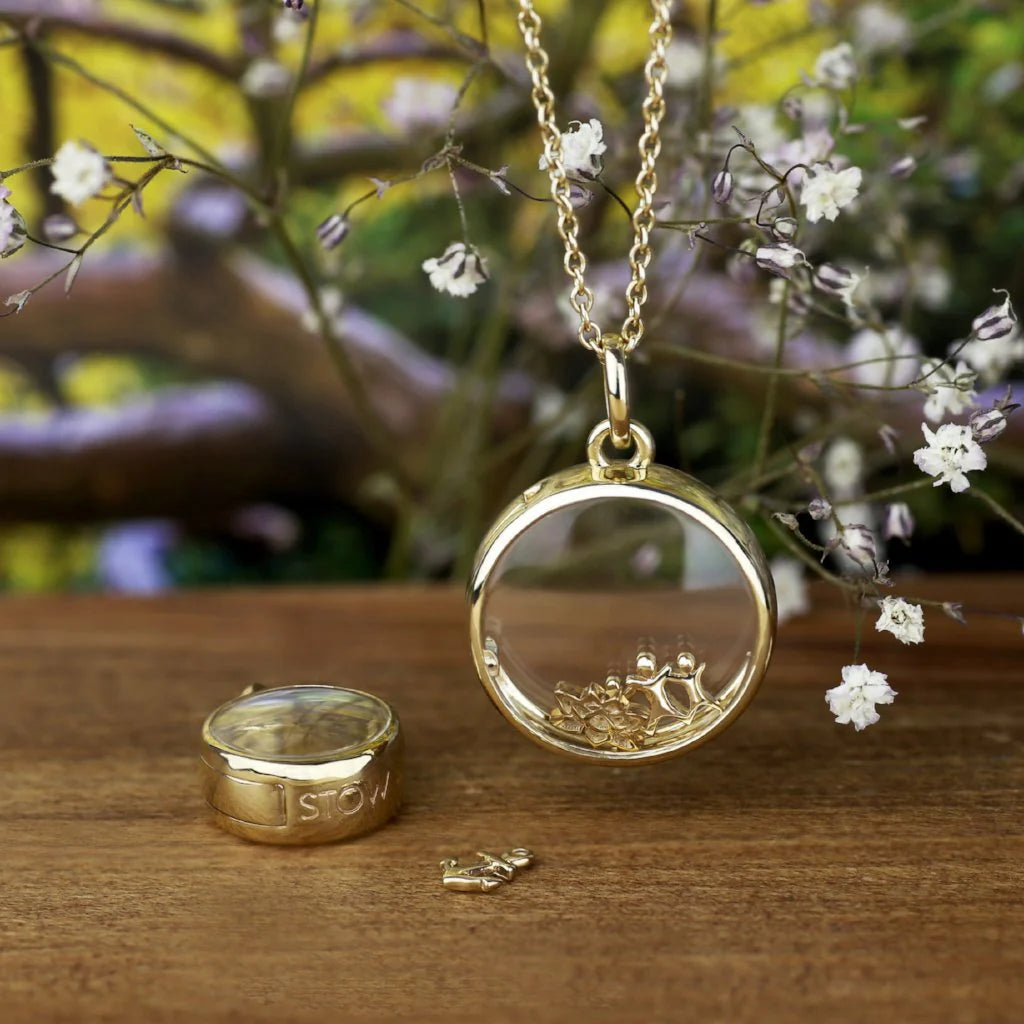 Stow Gold Large Round Locket