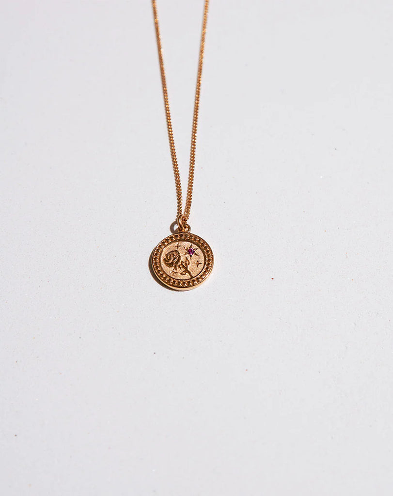 Meadowlark Amulet Love necklace in gold