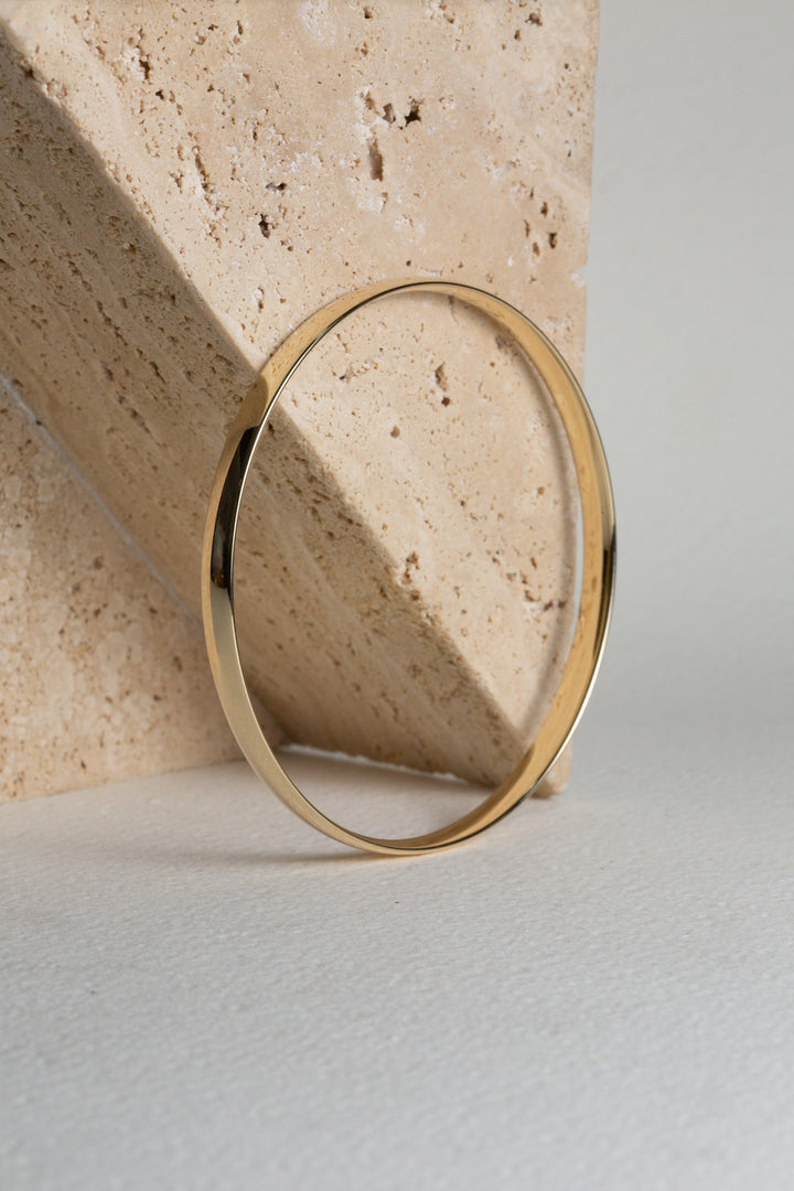 Half troy ounce gold bangle