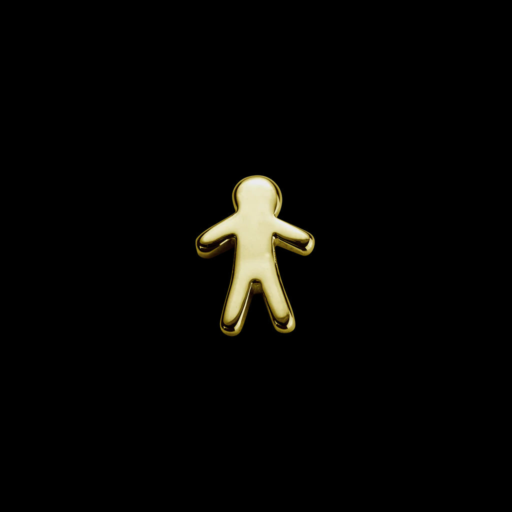 gold boy charm