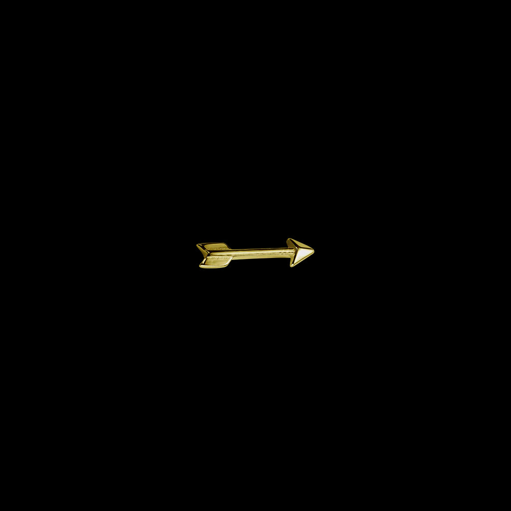 Gold arrow charm