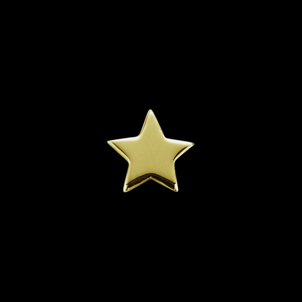 Gold star charm