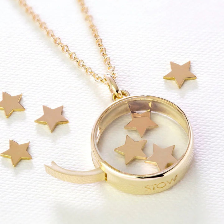 Stow 9ct Gold Shining Star Charm Detail & Finish | Wrights Jewellers NZ