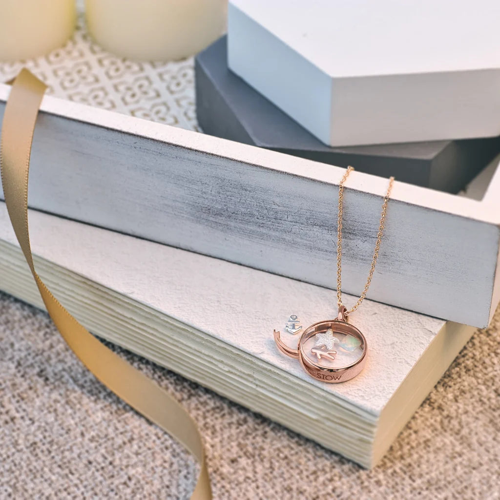 Stow Rose Gold Stowaway Boy Charm | Solid 9ct Rose Gold | Heroic