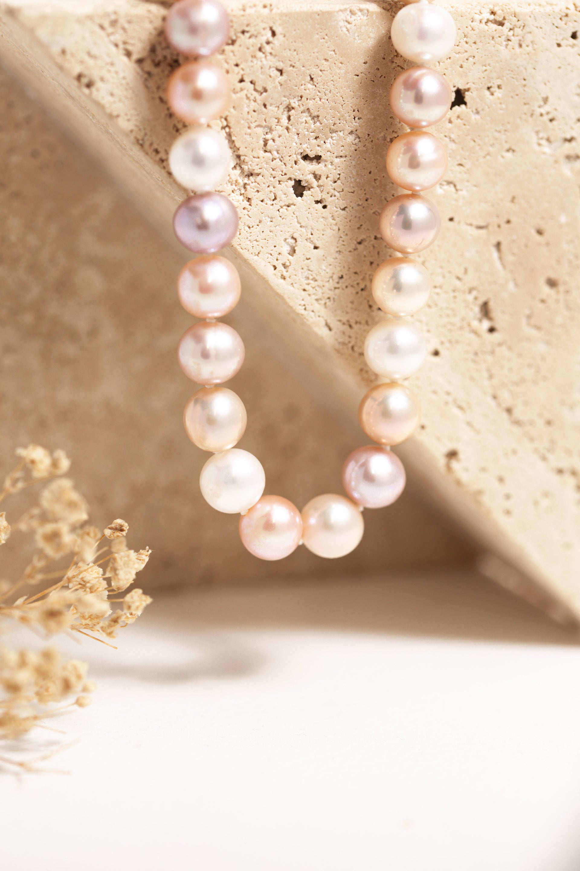 Pink Freshwater Pearl Necklace