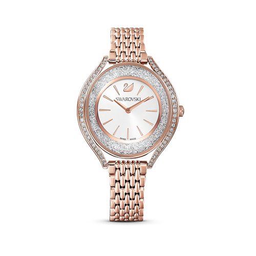 Swarovski Crystalline Aura Rose Gold Crystal Watch
