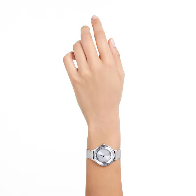 Swarovski Octea Nova watch shown on a models wrist