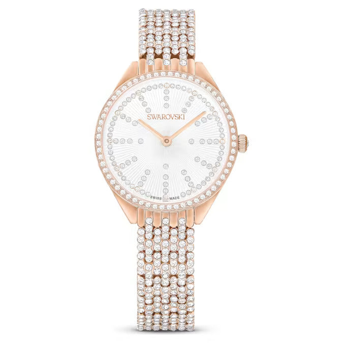 Rose Gold Swarovski Attract Watch