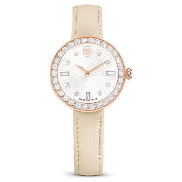 Ladies Swarovski Certa watch with leather strap