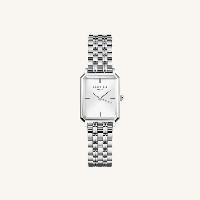 Small Silver Octagon Shaped Ladies Watch