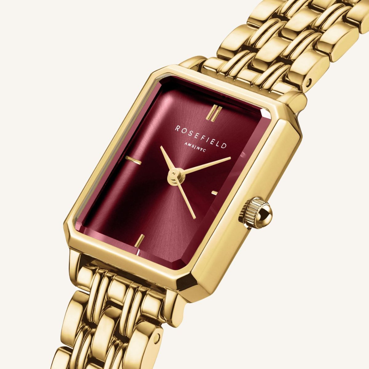 Rosefield Octagon XS Burgundy