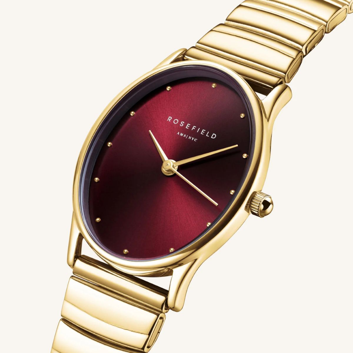 Rosefield Oval Burgundy OVGSG-OV15