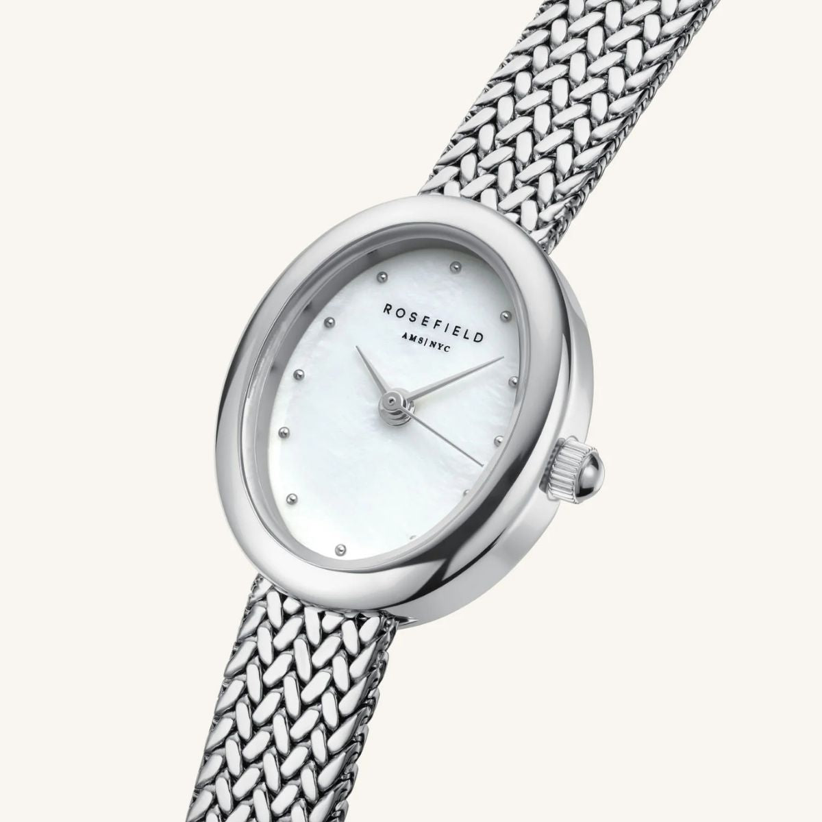 Rosefield Mini Oval Silver