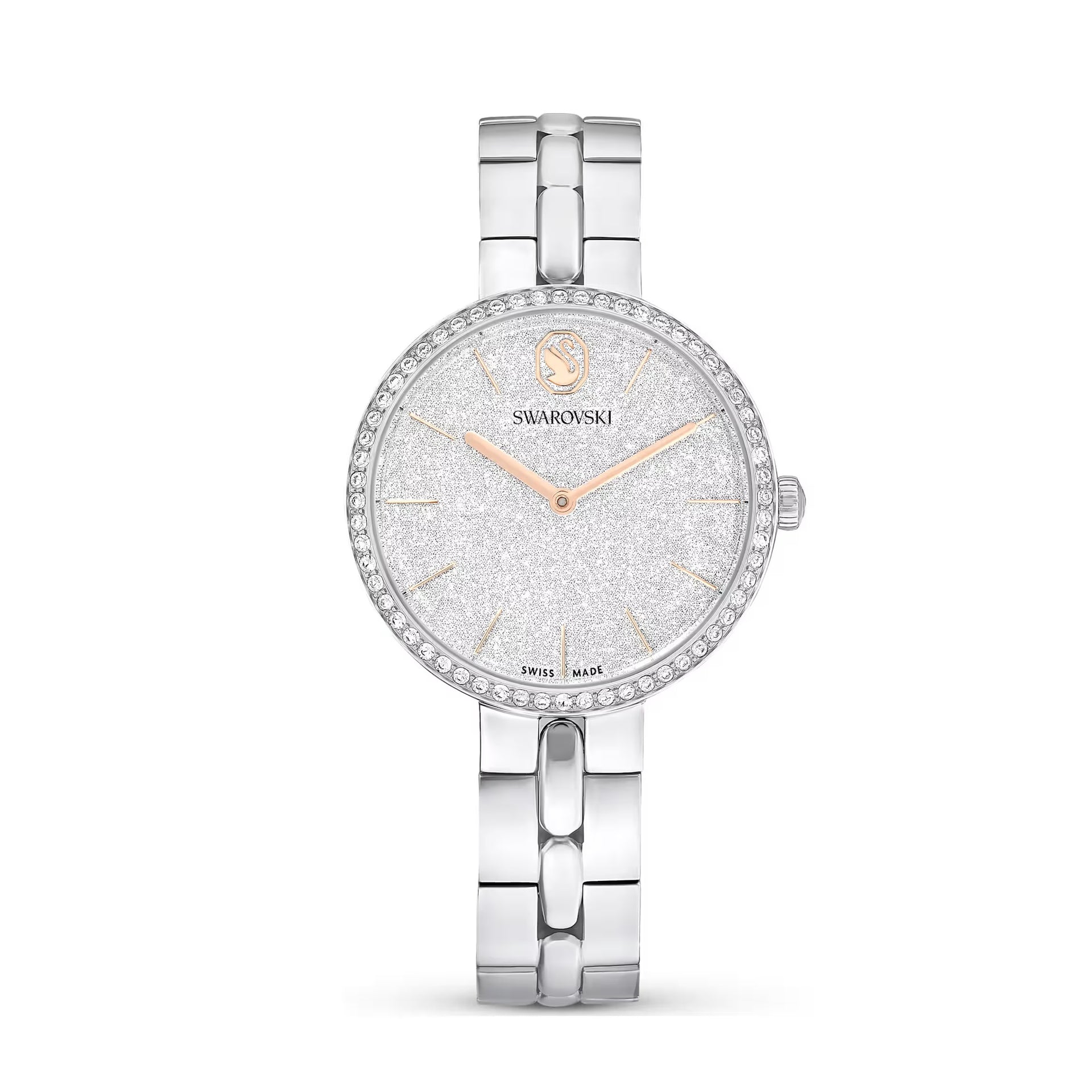 Swarovski Cosmopolitan watch stainless steel with pavé dial