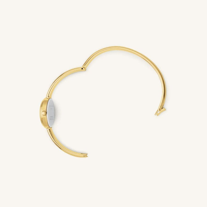 Rosefield Studio Edition Bangle Watch gold-tone bangle band detail