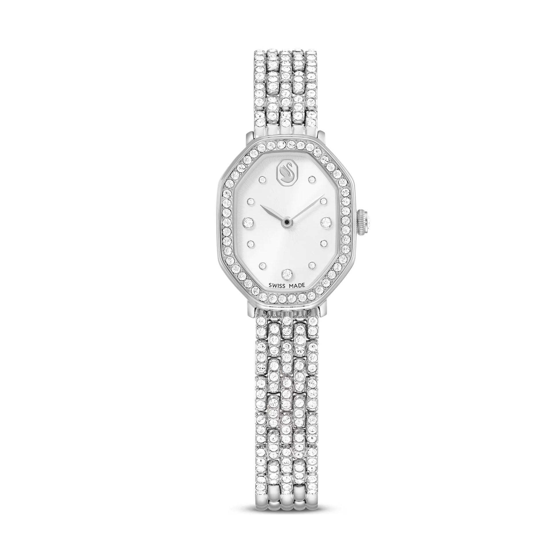 Swarovski Dextera Octagon Watch in Silver | Wrights Jewellers
