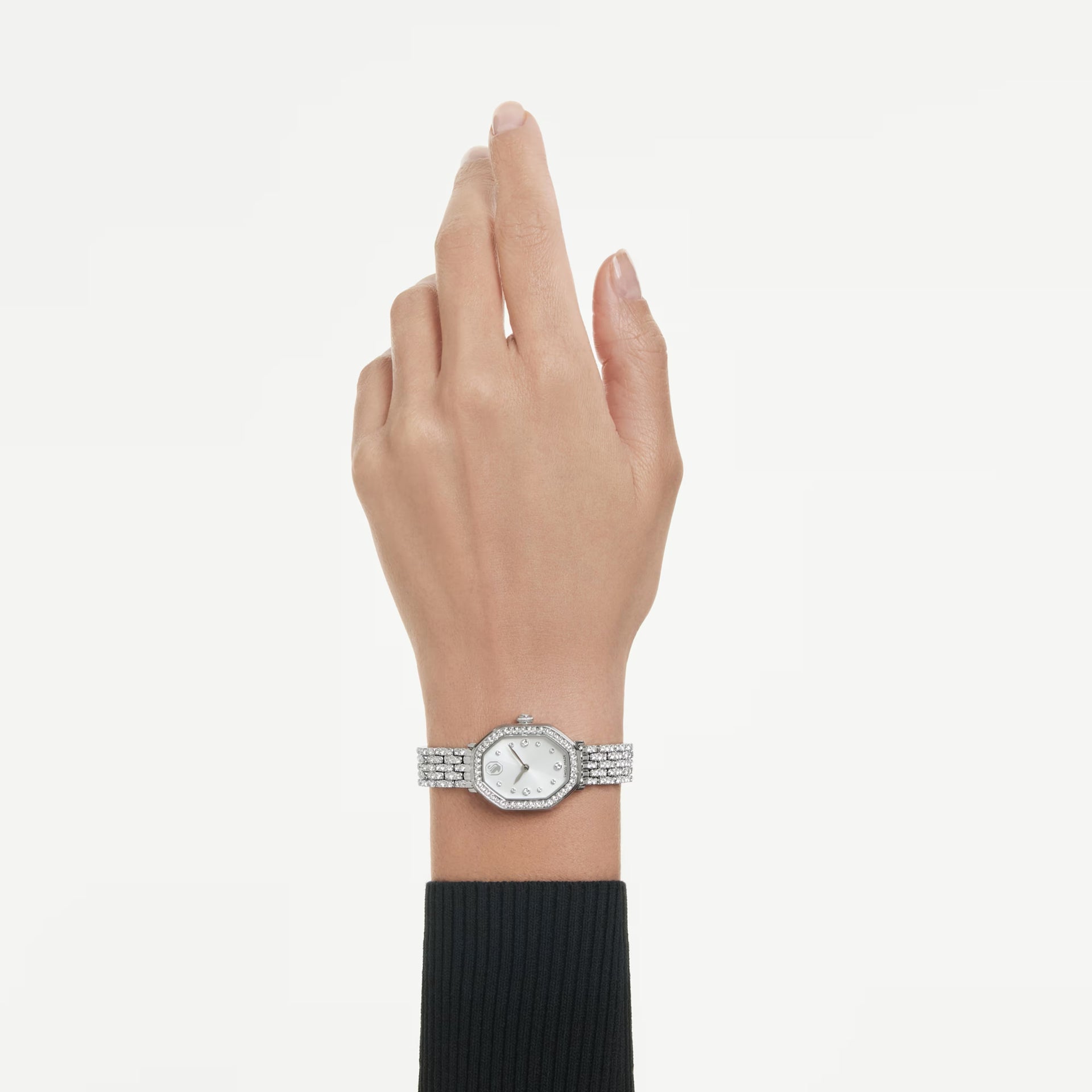 Swarovski Dextera Octagon Watch in Silver | Wrights Jewellers