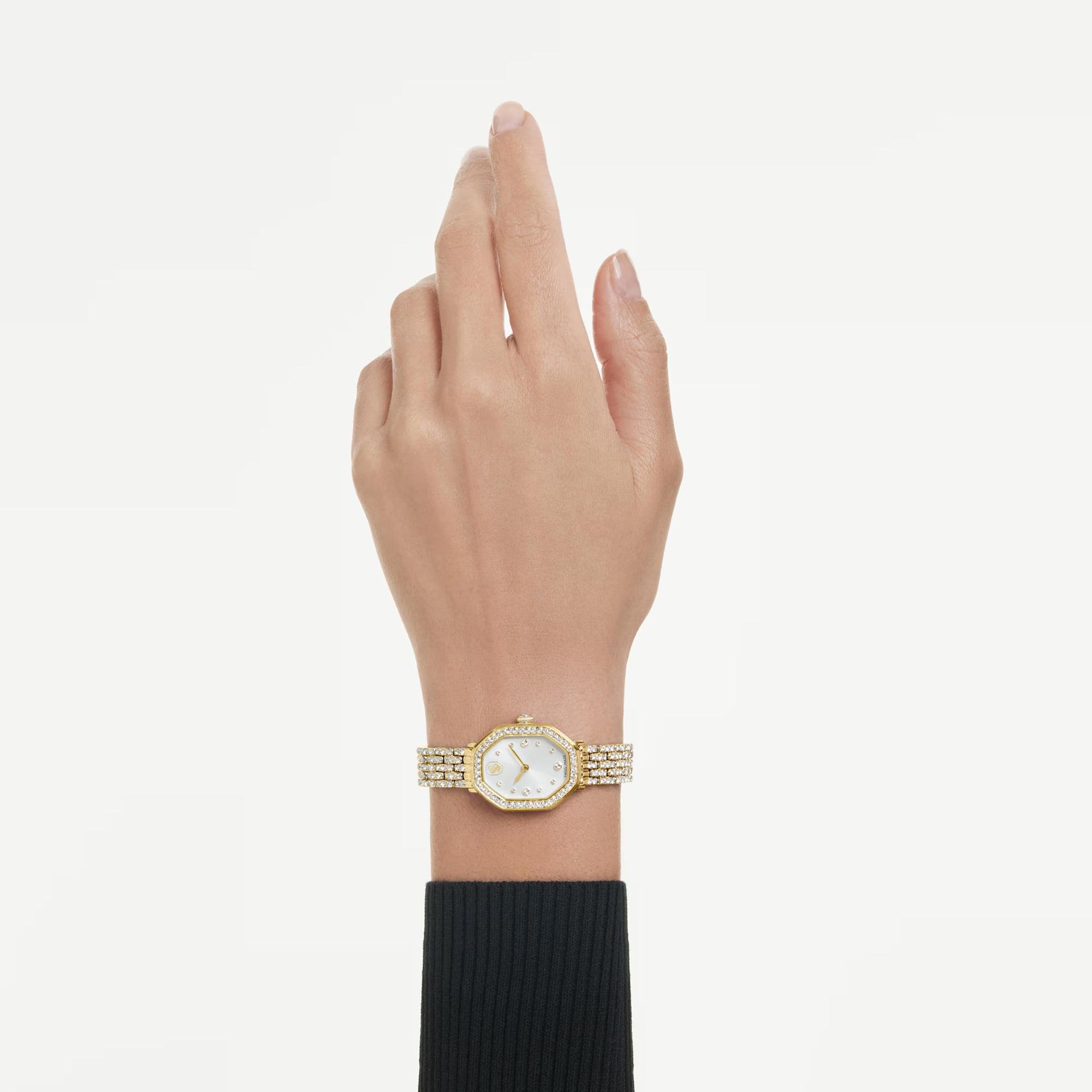 Swarovski Dextera Octagon Watch in Gold Tone | Wrights Jewellers