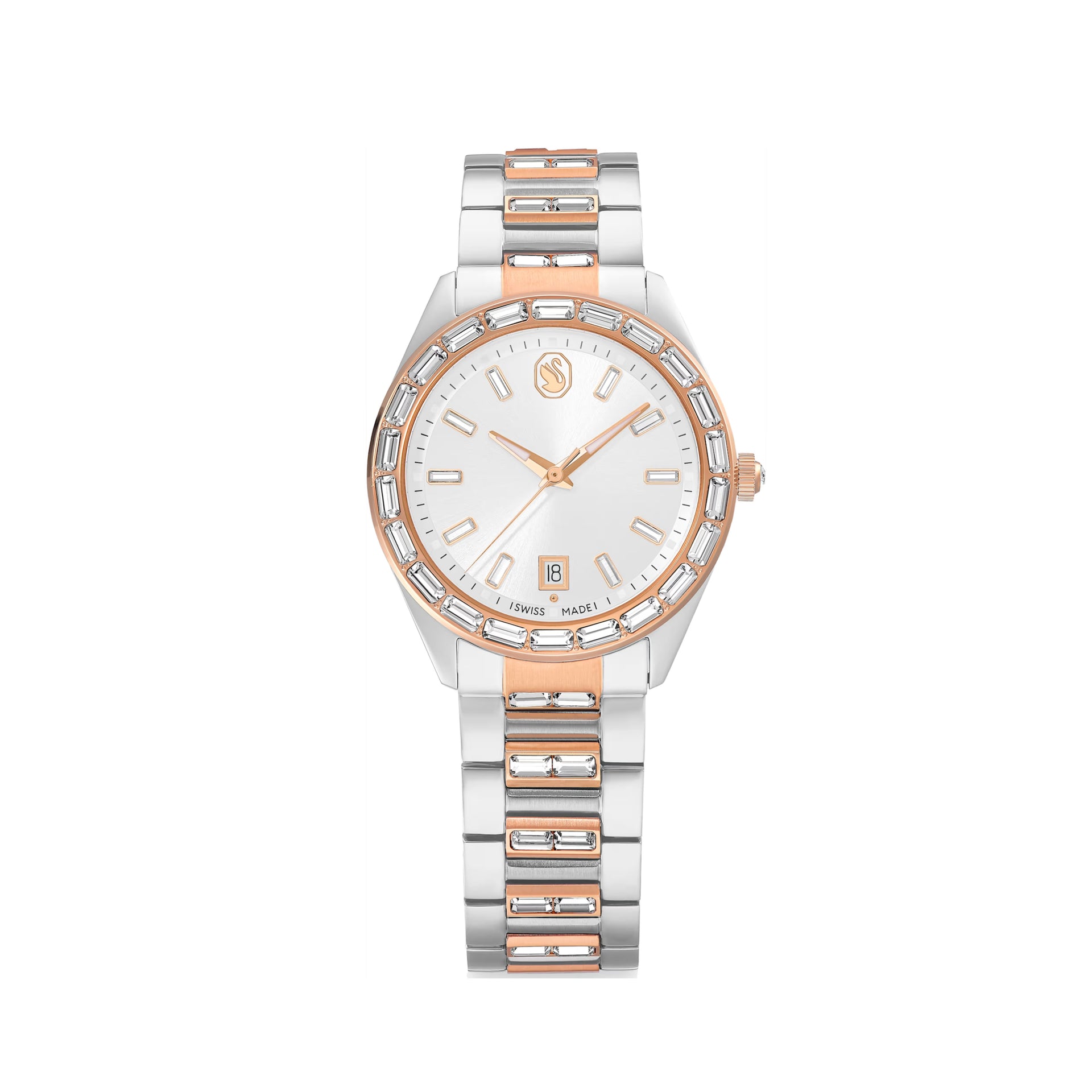 Swarovski Matrix Date Watch, Rose Gold-Tone | Wrights Jewellers NZ