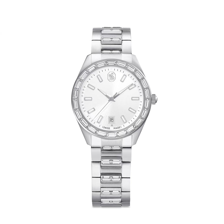 Swarovski Matrix Date Watch, Stainless Steel | Wrights Jewellers NZ